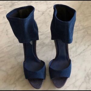 Blue Brian Atwood Heels